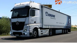 Euro Truck Simulator 2 1.48 | ProMods 2.66 | MBenz MP5 | Pitești to Bacău Road Trip