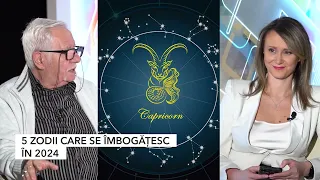 Cele cinci zodii care se îmbogățesc în 2024, horoscop cu Mihai Voropchievici