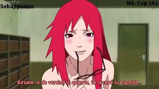 Karin Quiere Lavarle La Espalda a Sasuke y Suigetsu Los Interrumpe
