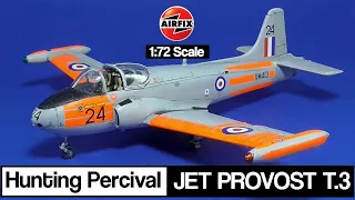 Airfix 1/ 72 scale Hunting Percival  Jet Provost T.3 - Full Build Video