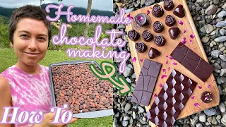 How We Make Homemade Craft Chocolate Bean to Bar