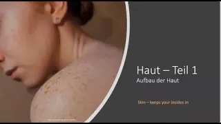 Aufbau der Haut - Teil 1. Epidermis, Dermis, Subcutis einfach erklärt.