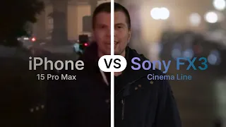 iPhone 15 Pro Max vs 7000 € Sony FX3: Wie gut sind die iPhone-Videos wirklich?