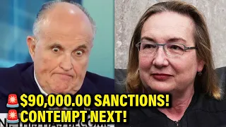 Rudy Giuliani HIT with MASSIVE SANCTIONS and Threatened with CONTEMPT by Federal Judge