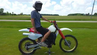 This Bike Will KILL You!!! First Ride on Yamaha Yz 490