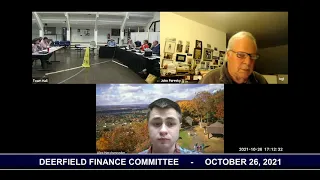 Deerfield Finance Committee - October 25, 2021