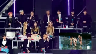 190105 BLACKPINK, iKON reaction to JENNIE 'SOLO' @ GDA 2019 (Original clip in description)