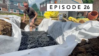 Installing Rainwater Soakaway and Silt Trap - Driveway Prep! - The Home Extension - Episode 26