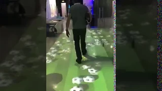 AR interactive floor.