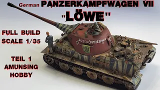 Kamfpanzerwagen VII  "LÖWE" Scale 1:35 Full Build 1/35