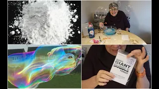 Best Homemade Bubble Solution! Giant Bubble Recipe! Magic Bubble Recipe Without Glycerin!