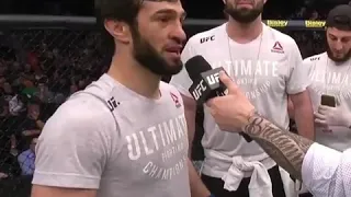 UFC Зубайра Тухугов слова после боя