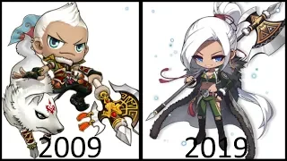 MapleStory - 2009 VS 2019 #10YearChallenge