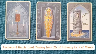 Lenormand Card Reading  - 26 February to 3 March 2024 - for personal insights