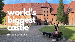 WORLD’S LARGEST CASTLE ! | Malbork | Poland diaries