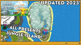 *NEW 2023* ALL 34 PRESENTS on JUNGLE ISLAND! Wobbly Life for PLAYSTATION!! PS4/PS5 Edition!