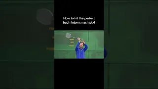 How to hit the perfect badminton smash pt 4 #shorts