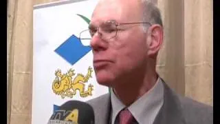 zweithöchster Mann im Staat:  Bundestagspräsident Norbert Lammert in Memmingen