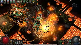 [3.8] Summon Carrion Golem Necromancer vs Shaper + Guardians - Path of Exile Blight