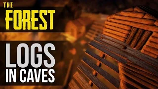 GET LOGS IN CAVES! The Forest Tutorial (NO MODS)