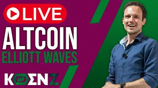 🔴LIVE Altcoin Elliott Wave Analysis | ETH SOL MATIC DOGE DOT YASMY AIOZ YGG