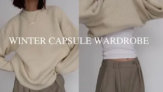 HOW TO CREATE THE PERFECT WINTER CAPSULE WARDROBE
