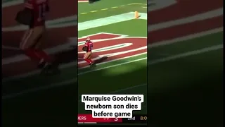 Marquis Goodwin son died before game#shorts #nfl