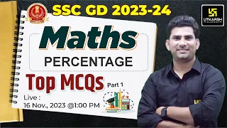 Percentage | SSC GD 2023-24 Maths | Top MCQs #1 | Percentage Tricks & Concept | Khan Sir