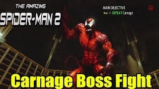 The Amazing Spider-Man 2 Final Boss Fight and Ending (Carnage Boss Fight)