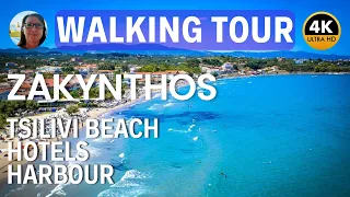 Zakynthos Walking Tour: Tsilivi Beach, Hotels, Harbour