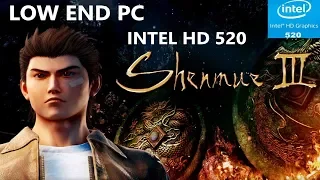 Shenmue III Demo Intel HD 520  Low End PC