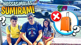 DEU RUIM!!! Sumiram com todas as nossas malas E ISSO ACONTECEU 😱 Família Maria Clara e JP