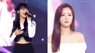 Bomi Reaction To eunji's highnote