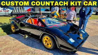 WILD LAMBORGHINI COUNTACH Kit Car! Mike Vetter Pontiac Fiero Replica Cannonball Run Countach ART CAR