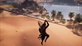 The Longest Zipline ever and the Highest Leap of Faith point || Assassin's Creed: Origins