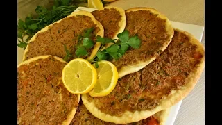 How to make lahmacun -  Homemade Turkish pizza Recipe