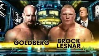Survivor Series 2016 Goldberg Vs Brock Lesnar WWE2K17 Match Highlights!