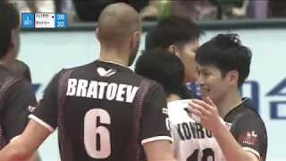 【Vリーグ公式】2018/12/08 ハイライト #ジェイテクトSTINGS vs #サントリーサンバーズ