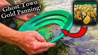 Gold Panning at The Famous Quesnel Forks Ghost Town.