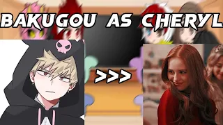 Bnha react to Bakugou as Cheryl Blossom||Bnha x Riverdale||by Luni