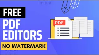 3 Best Free Pdf Editors for Windows 10, 11, 7, 8 | Without Watermark ✅