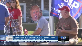 Vigo County Voters react to the results of the 2020 presidential election