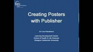 Creating Posters with Publisher