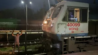 Diesel Engine coupling With Train at Igatpuri || INDIAN RAILWAYS