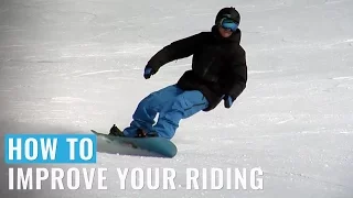 How To Improve Your Riding (Goofy) On A Snowboard
