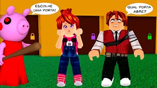 PIGGY! NÃO ESCOLHA A PORTA ERRADA NO ROBLOX!