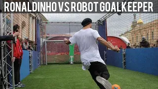 Ronaldinho Vs Robot Goalkeeper
