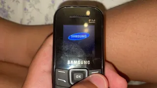Rare knockoff Indian Samsung GT-E1205Y Startup and shutdown