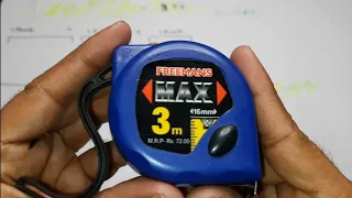 FREEMANS Pocket Measuring Tape : Measures Centiflex 3M 16MM