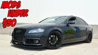 Mods Under $50 For Your Audi A4/S4 B8